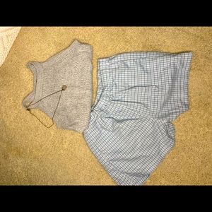 Grey halter top//size small